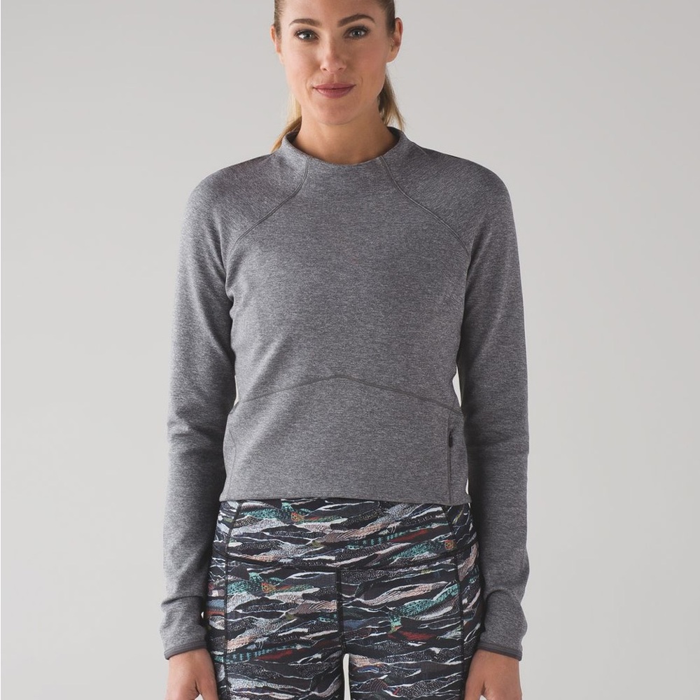 Lululemon Hill and Valley Mock Neck Sweater